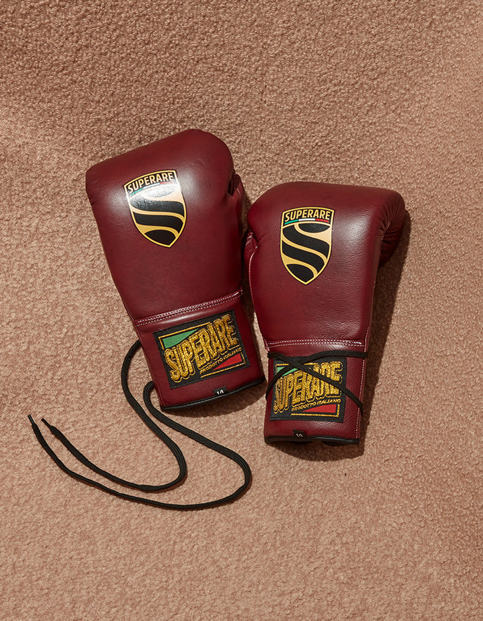 S40 Italian Leather Lace Gloves