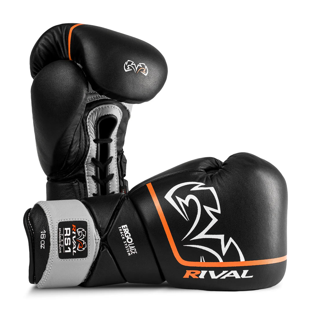 Rival RS1 Leather Pro Sparring Boxing Gloves