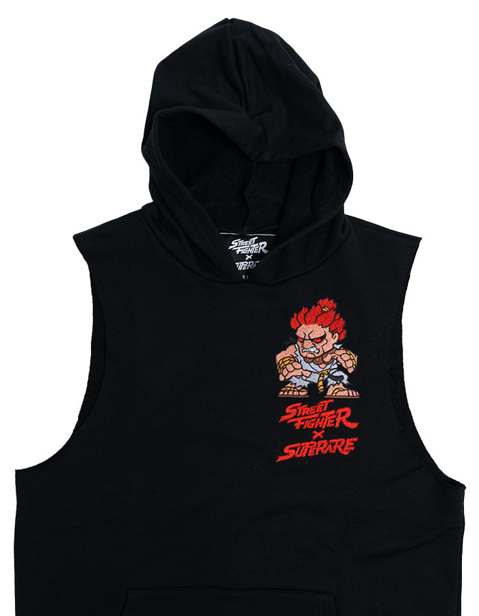 Street Fighter Sleeveless Pullover Hoodie