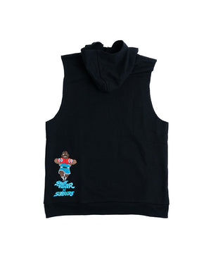 Street Fighter Sleeveless Pullover Hoodie - Balrog