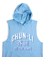 Street Fighter Sleeveless Pullover Hoodie - Chun-LI