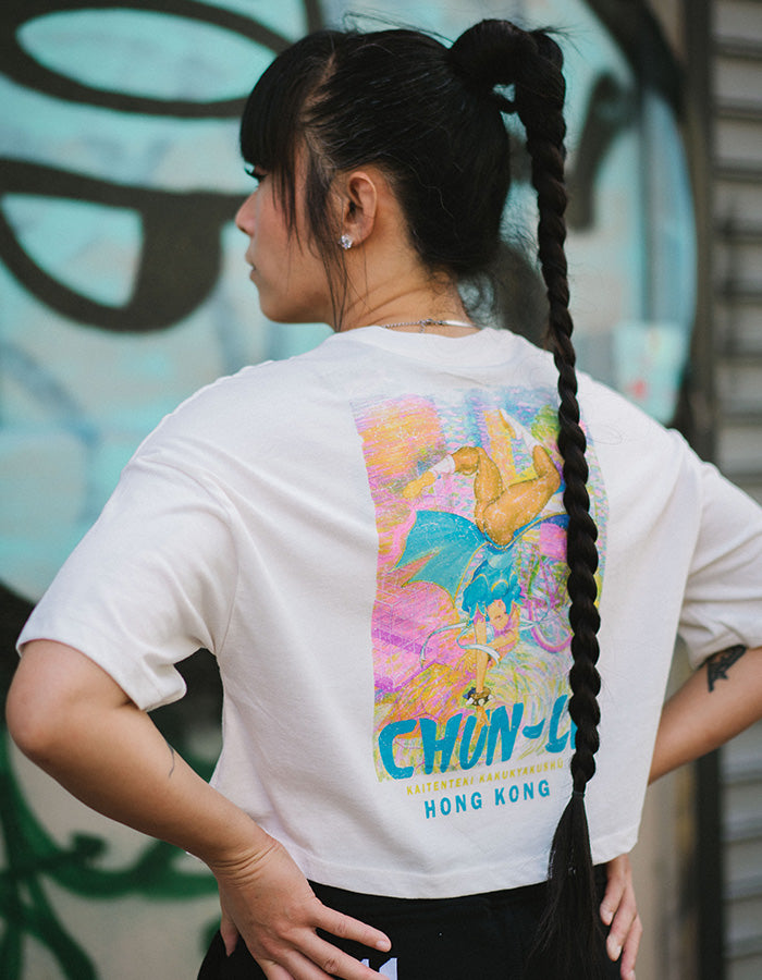 Superare x Street Fighter -  Chun-Li Legends Crop Top Tee