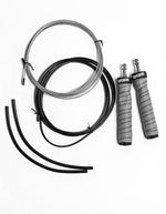 Superare Deluxe Jump Rope w/ Removable Weights - Grey/Black