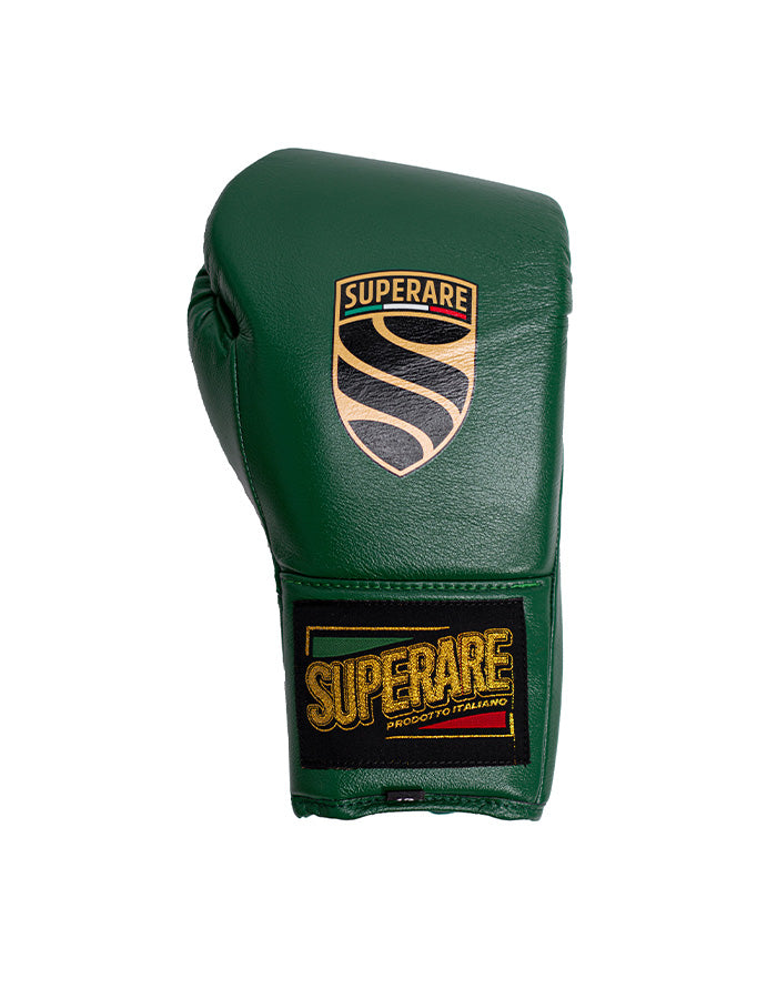 italian gear S40 Italian Leather Lace Boxing Gloves Rosso / 14 oz