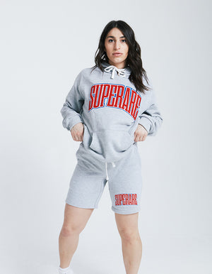 Finisher Hoodie + Lifestyle Shorts Bundle - Heather Grey