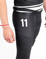 Superare Finisher BJJ Spats - Black/White