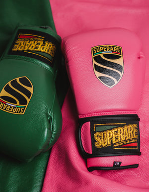 S50 Italian Leather Velcro Boxing Gloves