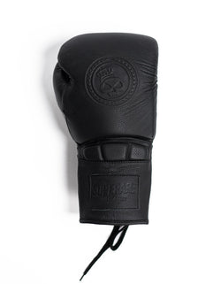 Superare One Series Lace Up Sparring Gloves - Black