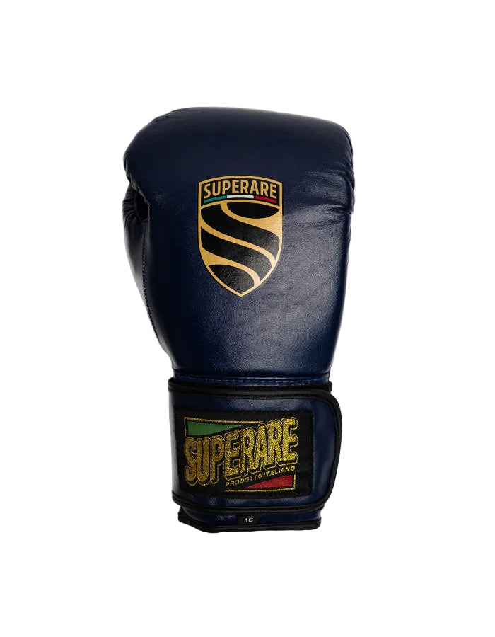 S40 Italian Leather Velcro Boxing Gloves
