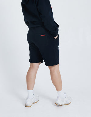 Finisher Hoodie + Lifestyle Shorts Bundle - Navy Blue