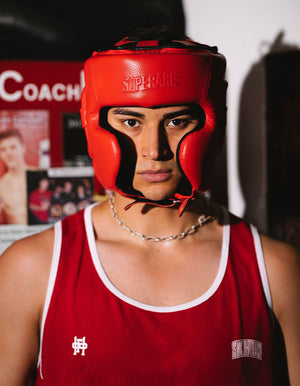 One Series Leather Boxing Headgear