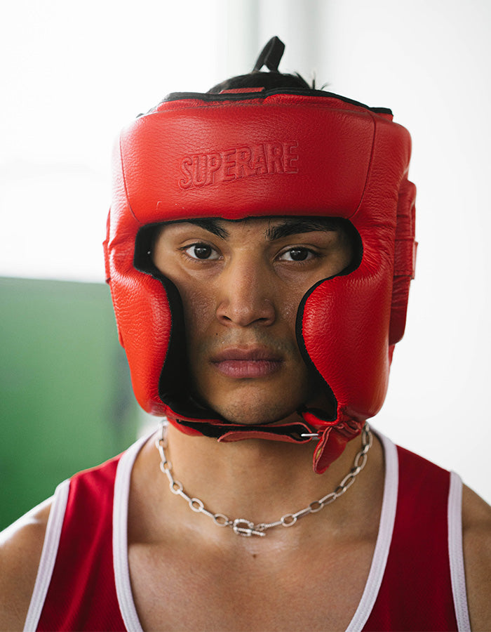 One Series Leather Boxing Headgear