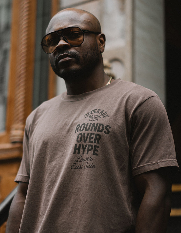 Rounds Over Hype Heavyweight Tee