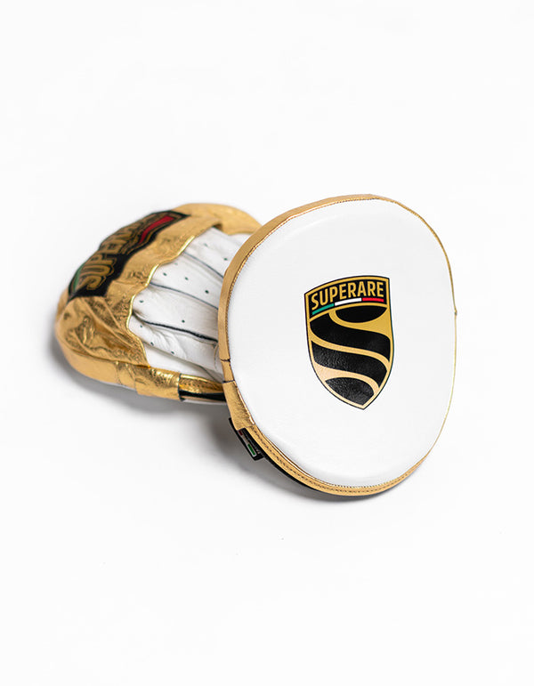 Superare S8 Catch & Feed Micro Mitts - White/Gold