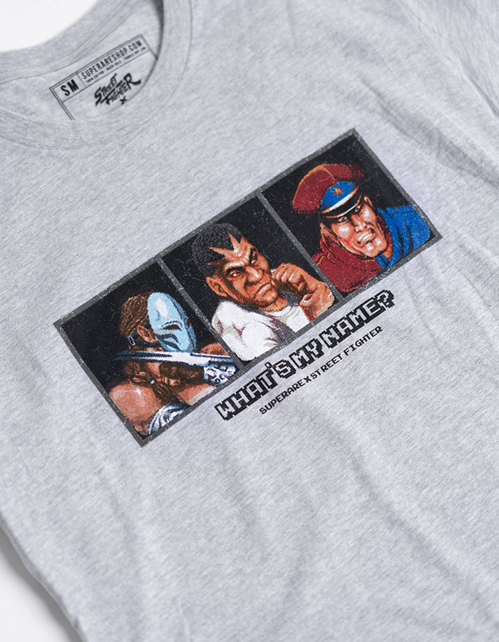 Superare x Street Fighter What's My Name Shirt