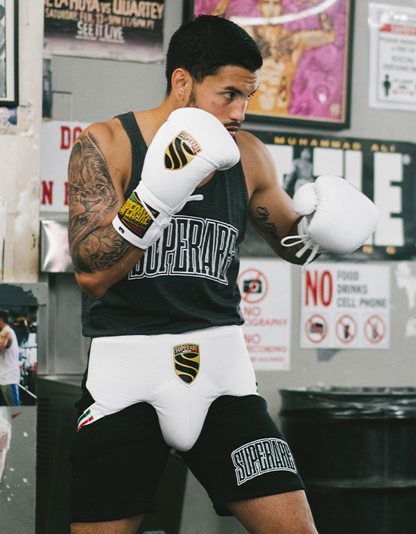 S50 Italian Leather Lace Boxing Gloves