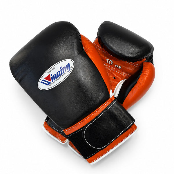 black/orange