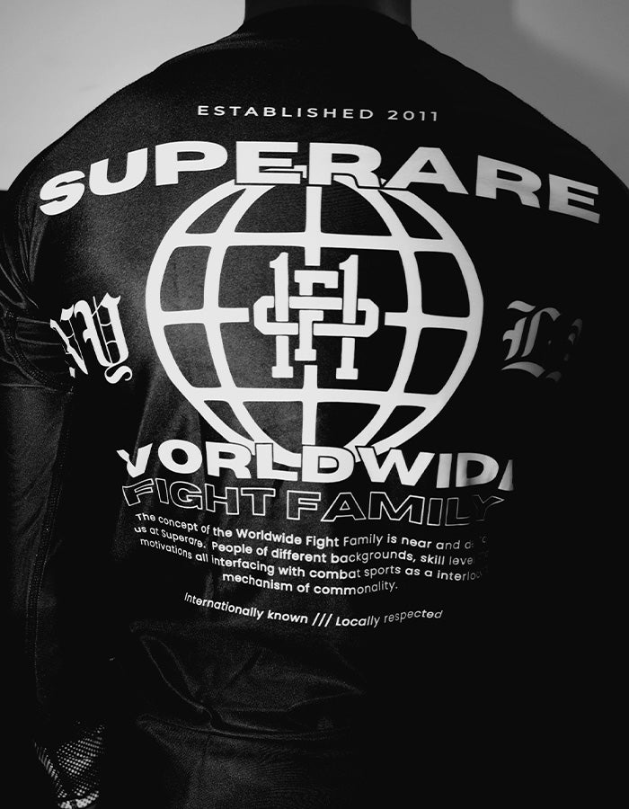 Superare Rash Worldwide Long Sleeve Rashguard | Superare Fight Shop