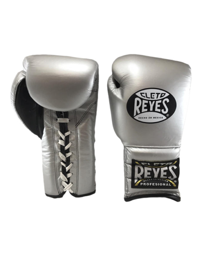 Cleto Reyes Lace Up Gloves - Silver