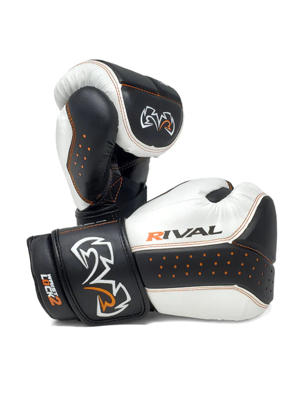 Rival RB-10 Intelli-Shock Bag Gloves - Black/White