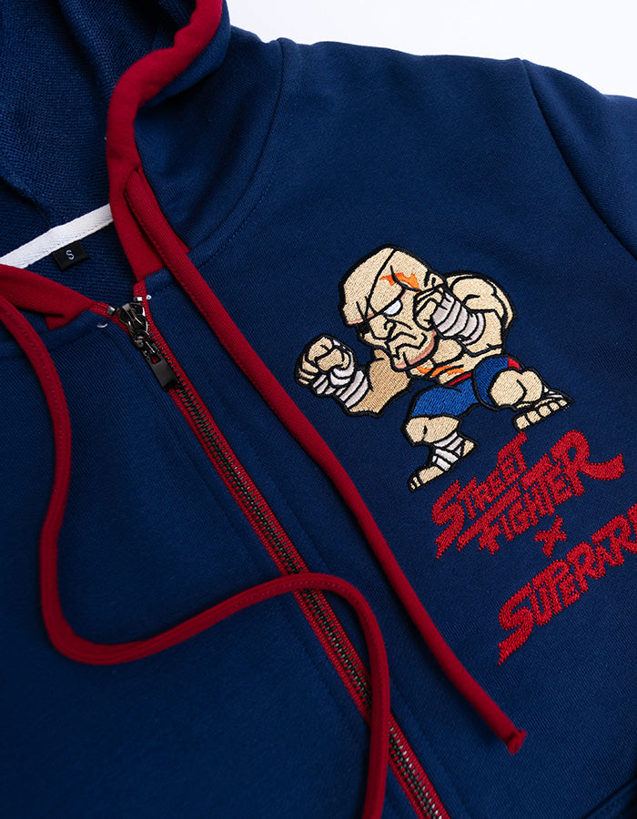 Superare x Street Fighter Sagat Academy Zip Up Hoodie